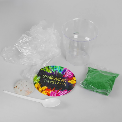 Набор для проведения опытов Danko Toys "Growing Crystal" зеленый (GRK-01-02U) Spok