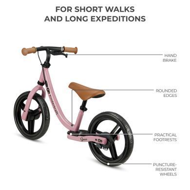 Біговел Kinderkraft Space Dark Pink (KRSPAC23PNK0000) Spok