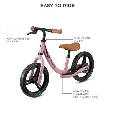 Біговел Kinderkraft Space Dark Pink (KRSPAC23PNK0000) Spok