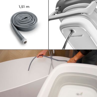Столик для пеленання з ванночкою Kinderkraft Bubbly Grey (KABUBB00GRY0000) Spok
