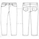 Утепленные брюки-скинни Модный карапуз 104 см Синие (03-00559-2-104) Фото 3