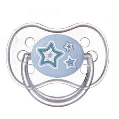 Силиконовая круглая пустышка Canpol Babies Newborn baby, 6-18 месяцев, в ассортименте (22/563) Spok