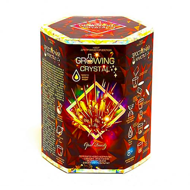 Набор для проведения опытов Danko Toys "Growing Crystal" красный (GRK-01-03U) Spok