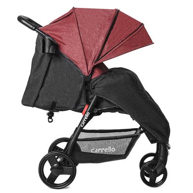 Прогулочная коляска Carrello Maestro CRL-1414/1 Strawberry Red Лен + дождевик Spok