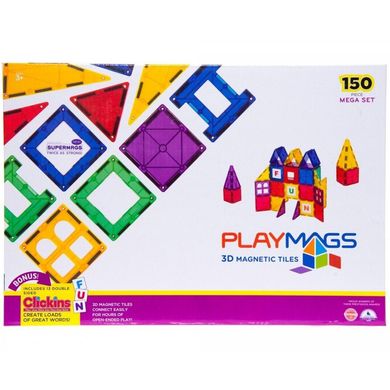Магнитный конструктор Playmags 150 деталей (PM156) Spok