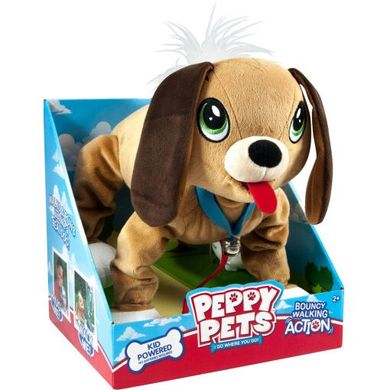 Игрушка Peppy Pets Веселая прогулка Бассет 28 см (245277) Spok