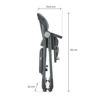 Стульчик для кормления Kinderkraft Tulo Grey (KHTULO00GRY0000) Spok