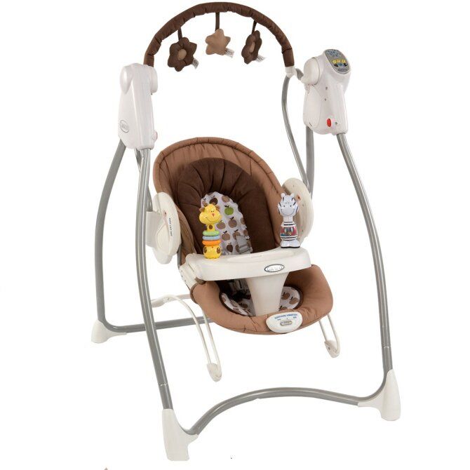 Graco swing and hot sale bounce woodland walk