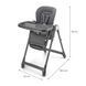 Стульчик для кормления Kinderkraft Tulo Grey (KHTULO00GRY0000) Фото 5