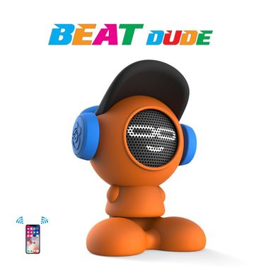 Портативная Bluetooth-колонка IDance Beat Dude 10W Оранжевая (BD10OR) Spok