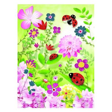 Художественный комплект Djeco Рисование блестками Блестящие бабочки (DJ09503) Spok
