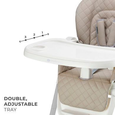 Стульчик для кормления Kinderkraft Tulo Beige (KHTULO00BEG0000) Spok