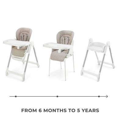 Стульчик для кормления Kinderkraft Tulo Beige (KHTULO00BEG0000) Spok