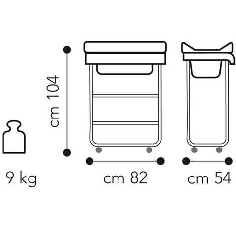 Ванночка и пеленальный столик brevi
