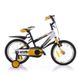 Велосипед Azimut Stitch 16" Желто-бело-черный Фото 1