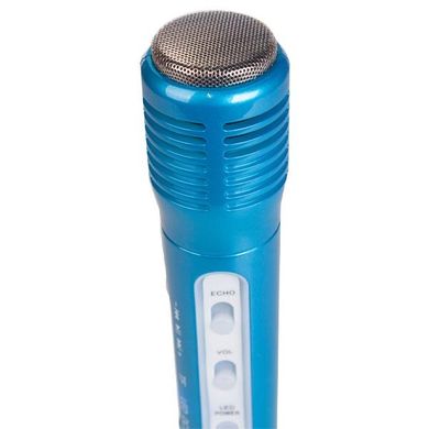 Беспроводной караоке-микрофон 4 в 1 iDance Party Mic PM 10 Blue (PM10BL) Spok
