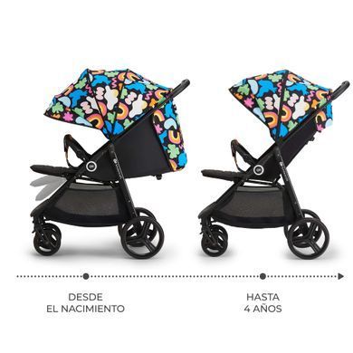 Прогулочная коляска Kinderkraft Grande Plus Happy Shapes (KSGRAN00HAP0000) Spok