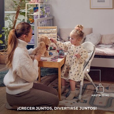 Стільчик для годування Kinderkraft Dinnly Grey (KHDINN00LGR0000) Spok