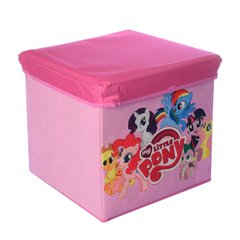Корзина-пуф для игрушек Bambi Little Pony (M 5765) Spok