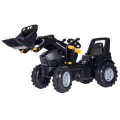 Педальный трактор с ковшом Rolly Toys RollyFarmtrac Deutz Agrotron TTV Warrior Черный (710348) Spok