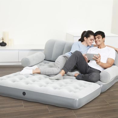 Надувной диван-кровать с электронасосом Bestway Multi Max Air Couch, 188x152x64 см. (75073) Spok