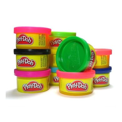 Набор пластилина Hasbro Play Doh для праздника из 10 мини-баночек в тубусе (22037) Spok