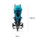 Трехколесный велосипед Kinderkraft Aston Turquoise (KKRASTOTRQ0000) Фото 10