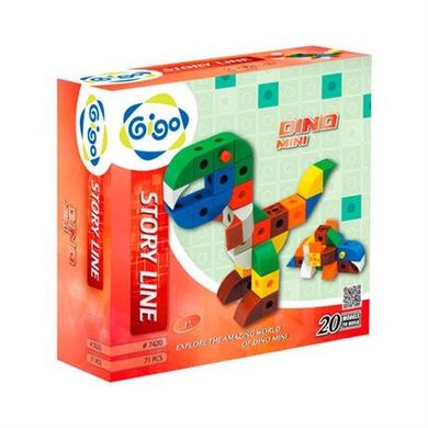 Конструктор Gigo Toy Динозавры - Мини (7420) Spok