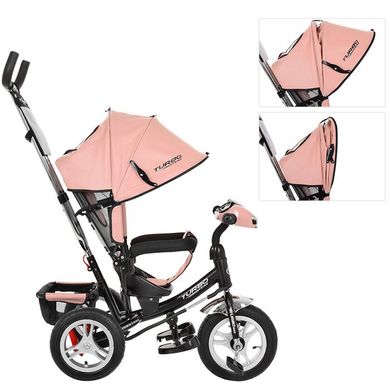 Детский трехколесный велосипед Turbo Trike розовый (M 3115HAL-10) Spok
