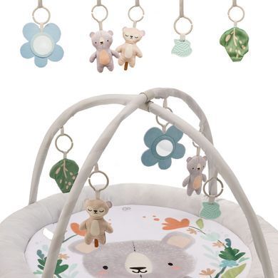 Розвиваючий килимок Kinderkraft Cozyplay (KPCOZY00LGR0000) Spok