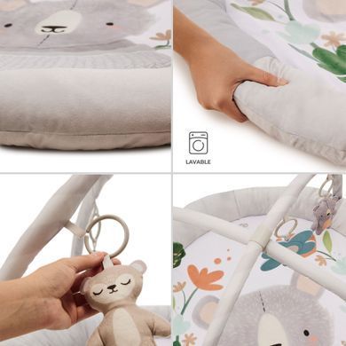 Розвиваючий килимок Kinderkraft Cozyplay (KPCOZY00LGR0000) Spok