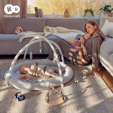Розвиваючий килимок Kinderkraft Cozyplay (KPCOZY00LGR0000) Spok