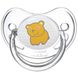 Силиконовая анатомическая пустышка Canpol Babies Transparent, 0-6 месяцев, 1 шт. (22/511) Фото 3