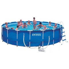 Каркасный бассейн Intex 28252 Metal Frame Pool Spok