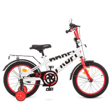 Велосипед детский Profi Flash 16" Бело-красный (T18172) Spok