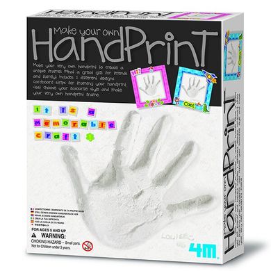 Набор для творчества 4М Отпечаток руки с рамочкой (00-04556) Spok