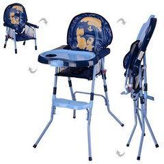 Детский стульчик для кормления Bambi Blue (HC100A) Spok