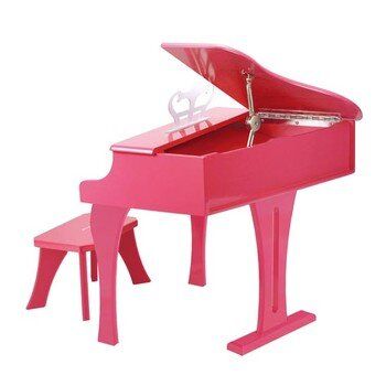 Фортепиано Hape со стульчиком Розовый (E0319) Spok