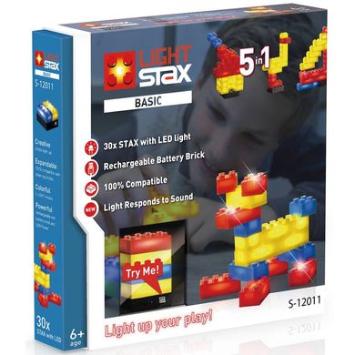Конструктор Light Stax с LED подсветкой Basic V2 5 в 1 (S12011) Spok