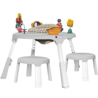 Игровой столик Oribel Portaplay Wonderland + 2 стульчика Серый (CY303-90008-INT-R) Spok