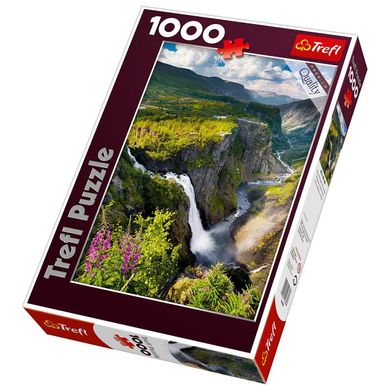 Пазл Trefl Водопад Верингсфоссен в Норвегии, 1000 элементов (10382) Spok