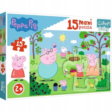 Пазл Trefl Maxi Свинка Пеппа в саду, 15 элементов (14282) Spok