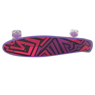 Скейт Profi Penny 56 см. Фиолетовый (MS 0749-1) Spok