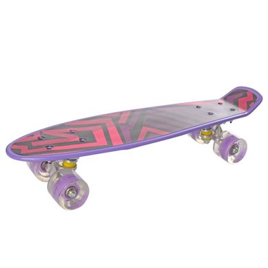 Скейт Profi Penny 56 см. Фиолетовый (MS 0749-1) Spok