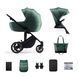 Универсальная коляска 2 в 1 Kinderkraft Prime 2 Dark Green (KSPRIM02GRE2000) Фото 1