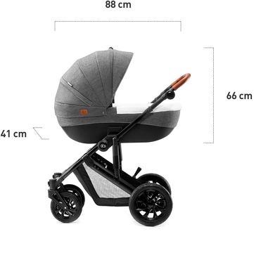 Универсальная коляска 2 в 1 Kinderkraft Prime Gray (KKWPRIMGRY0200) Spok