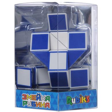 Головоломка Rubik's Змейка Рубика Бело-голубая (RBL808-1) Spok