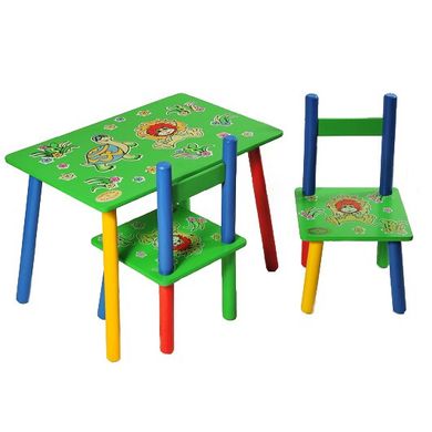 Стол с двумя стульчиками Baby Tilly Львенок (W02-81) Spok