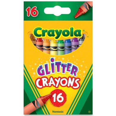 Набор для творчества Crayola 16 блестящих восковых мелков (52-3716) Spok