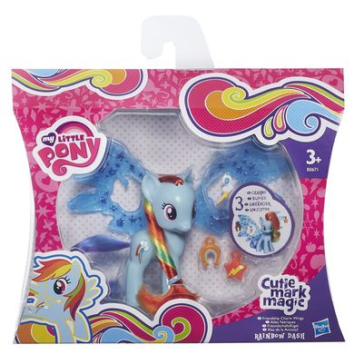 Игровой набор Hasbro My Little Pony Пони Делюкс с волшебными крыльями Rainbow Dash (B0358&B0671) Spok
